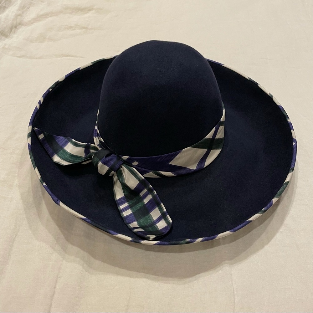 Yves Saint Laurent Navy Vintage Hat